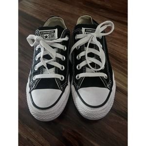 Converse Black Low Top Unisex sneakers Shoes Youth 5